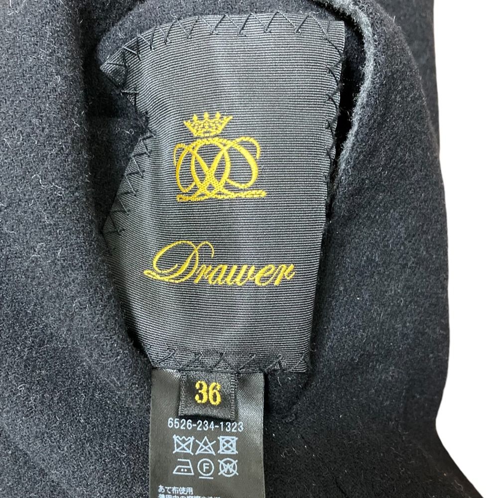 美品 DRAWER ドゥロワー ウール リバー ワンピース 6526-234-1323  