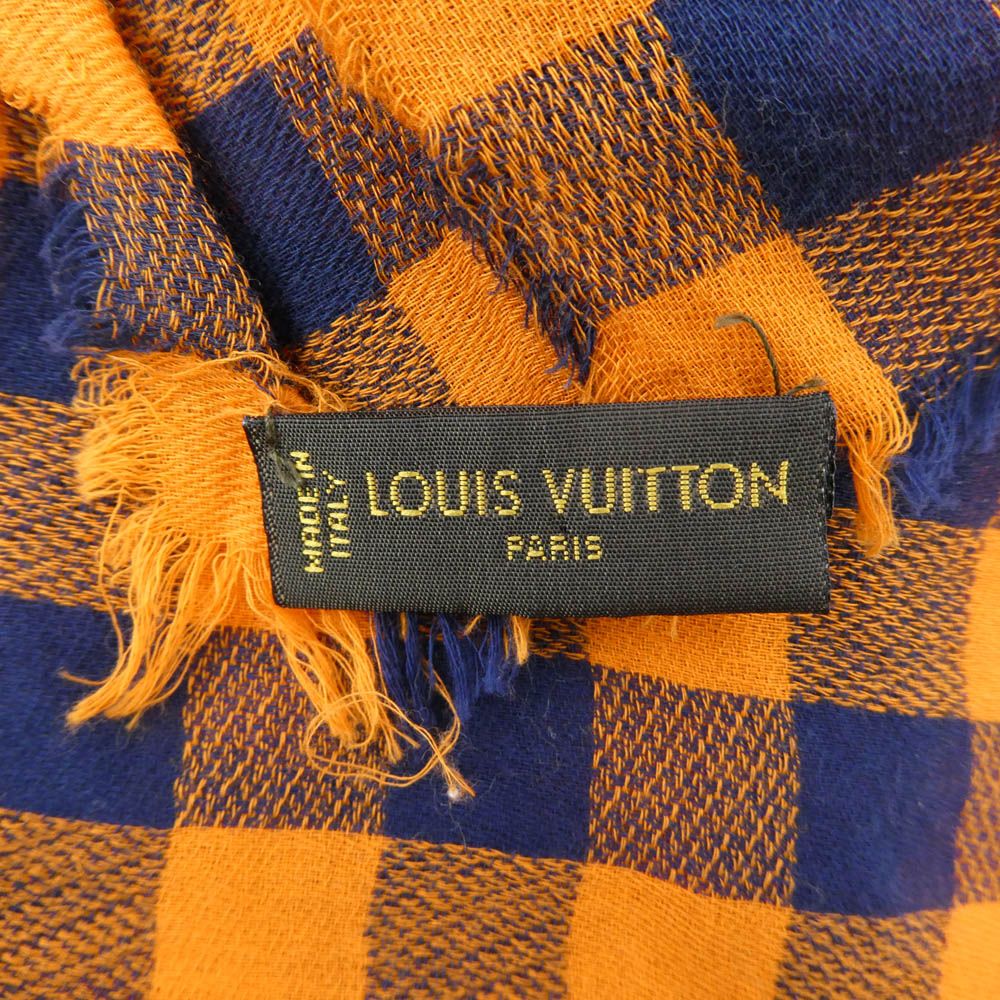 LOUIS VUITTON ルイ・ヴィトン ロゴ刺繍 エトール マサイチェック