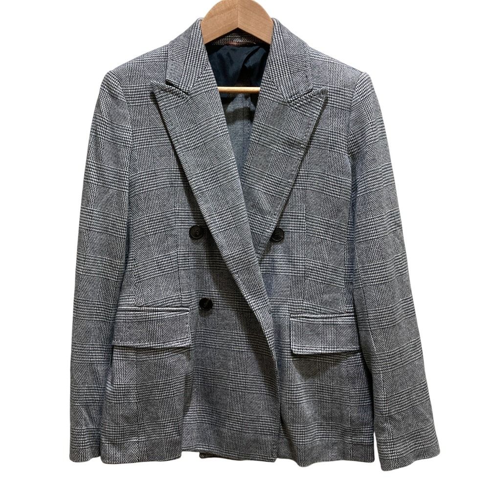 良品 MaxMara Studio マックスマーラステュディオ チェックダブル