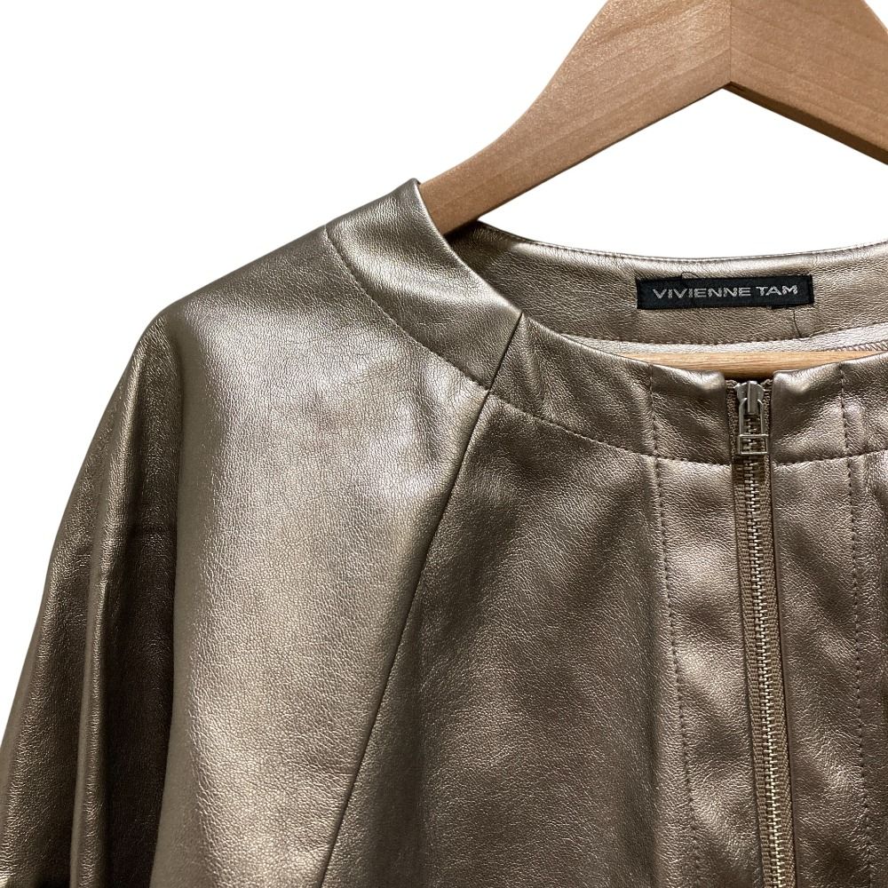 美品 VIVIENNE TAM ヴィヴィアンタム WL シンセティックレザー ノー