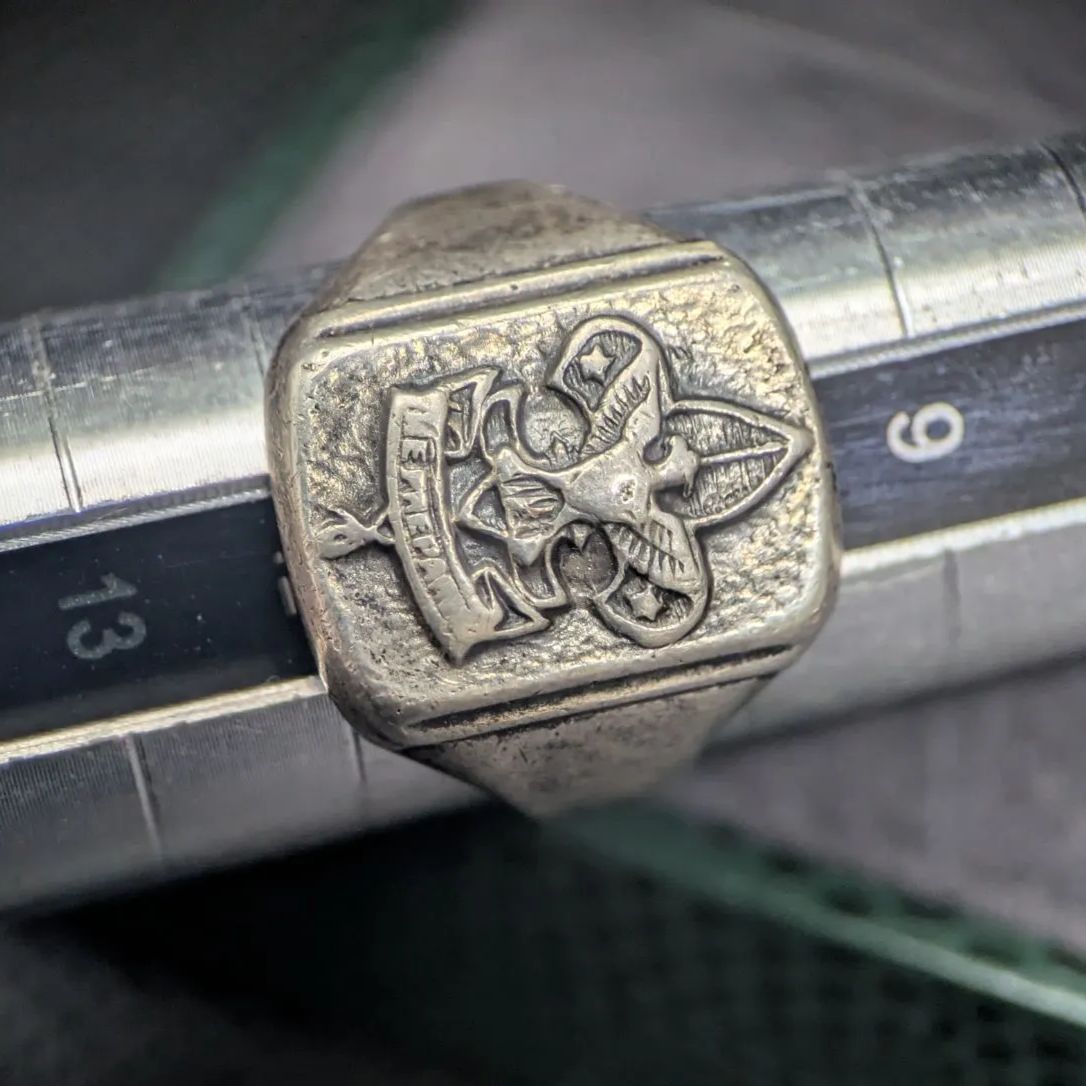 USA BSA ボーイスカウト 公式 スターリングシルバー925 11号