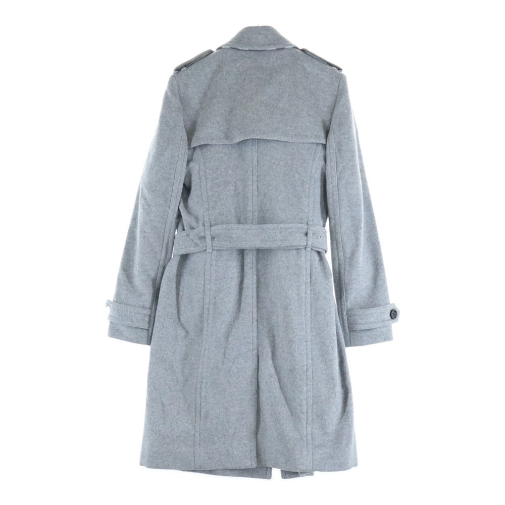 バーバリー カシミヤ コート レディース グレー BURBERRY 【中古  
