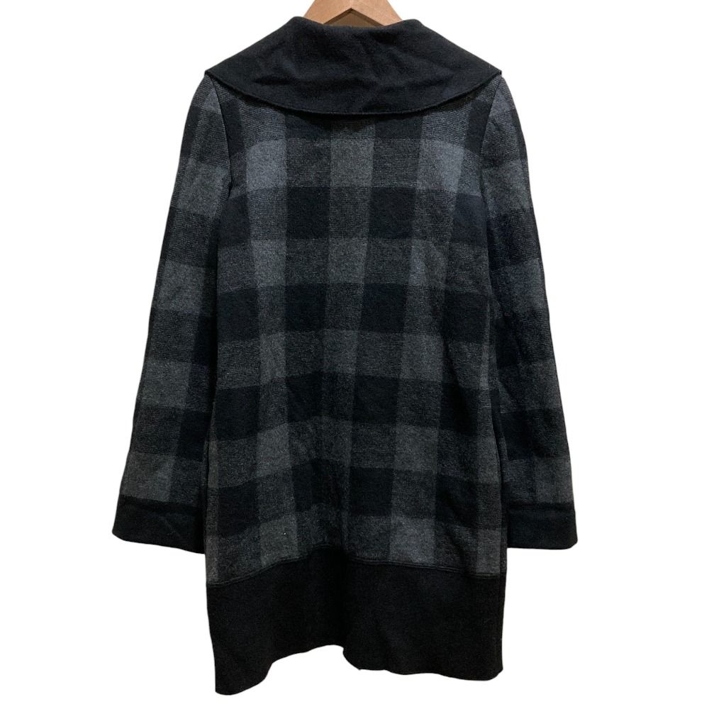 美品 FOXEY フォクシー ビッグカラー ジップアップ ウールコート 31246  