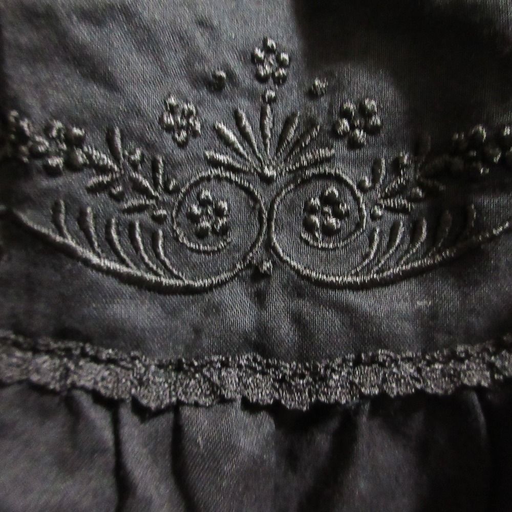 美品✨ピンクハウス　フリル　リボン　ブラウス　ノースリーブ　ティアード　ブラック 美品 PINK HOUSE ピンクハウス フリル リボン ノースリーブ ブラウス