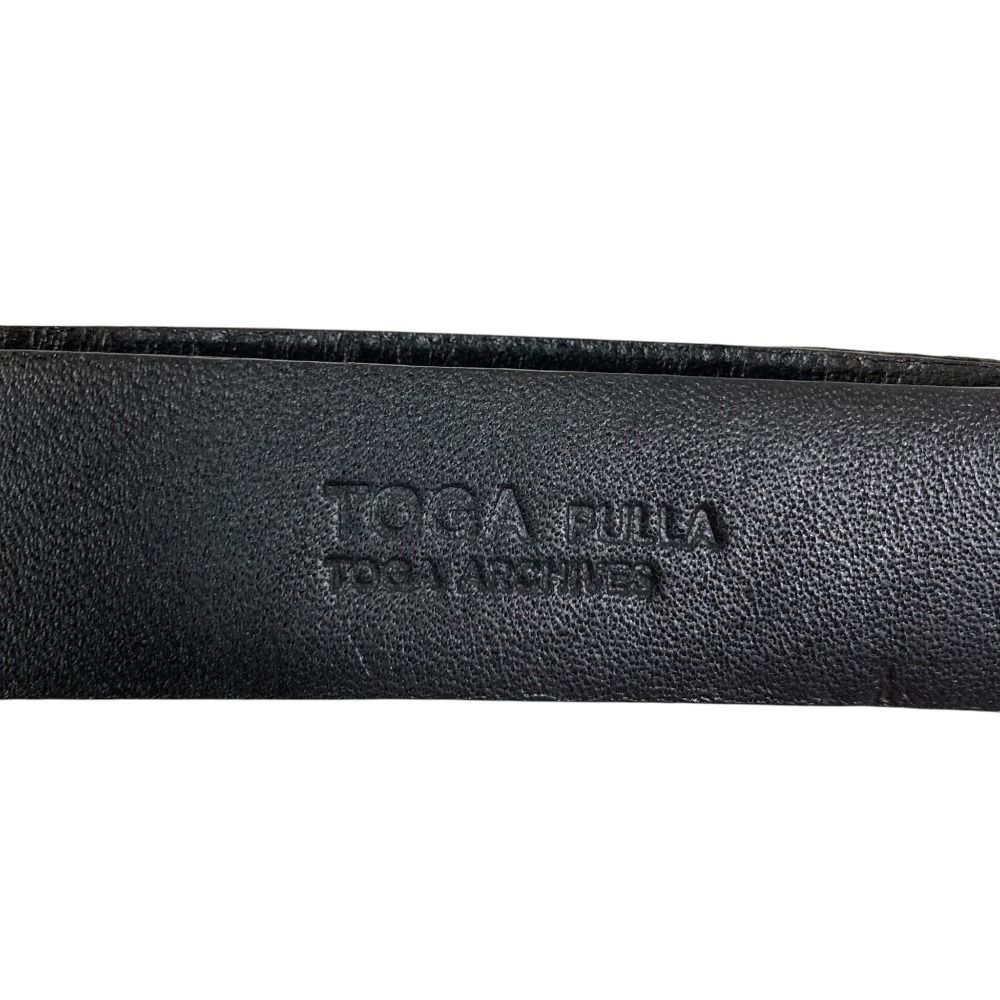 美品 TOGA PULLA トーガプルラ double buckle belt ダブルバックル