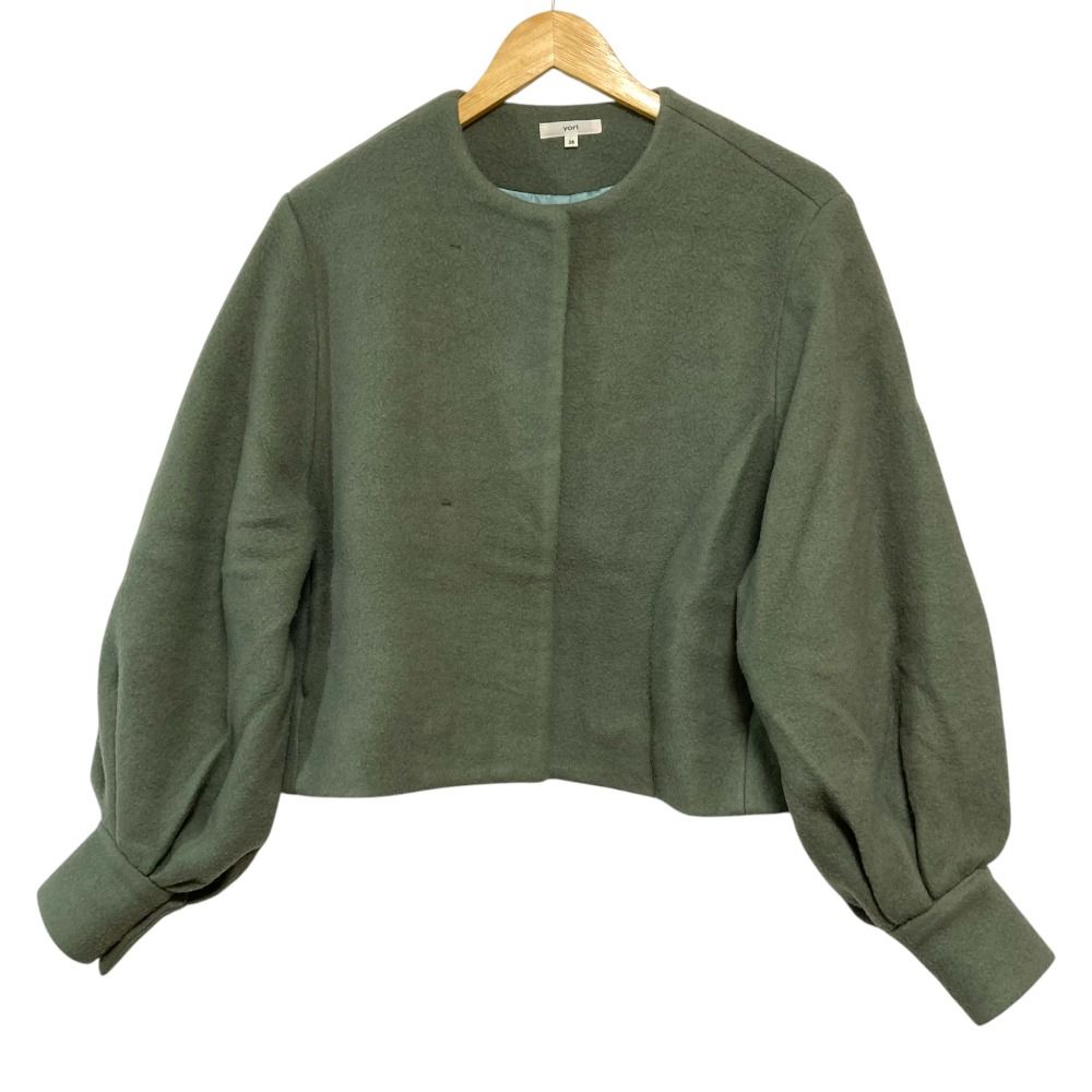 良品 23AW yori ヨリ エアリーパフショートコート YR25-23137AW サイズ  