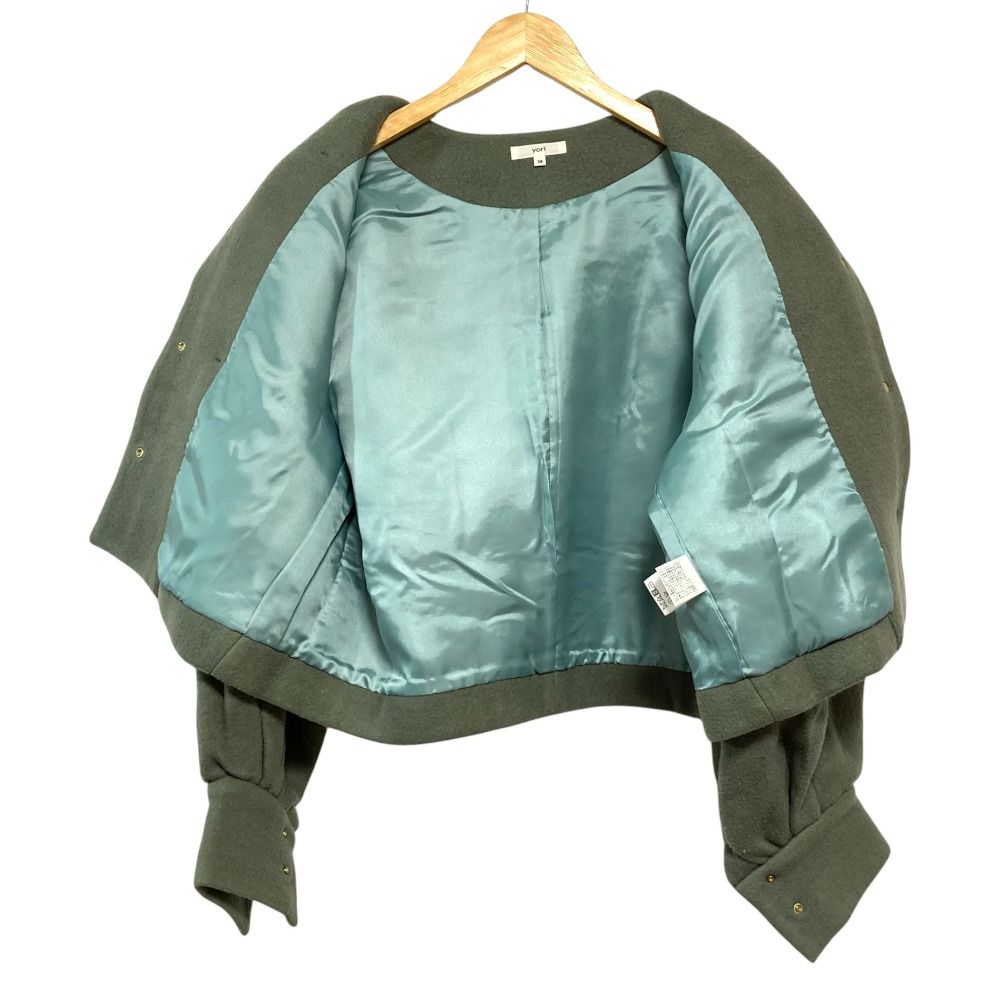 良品 23AW yori ヨリ エアリーパフショートコート YR25-23137AW サイズ  