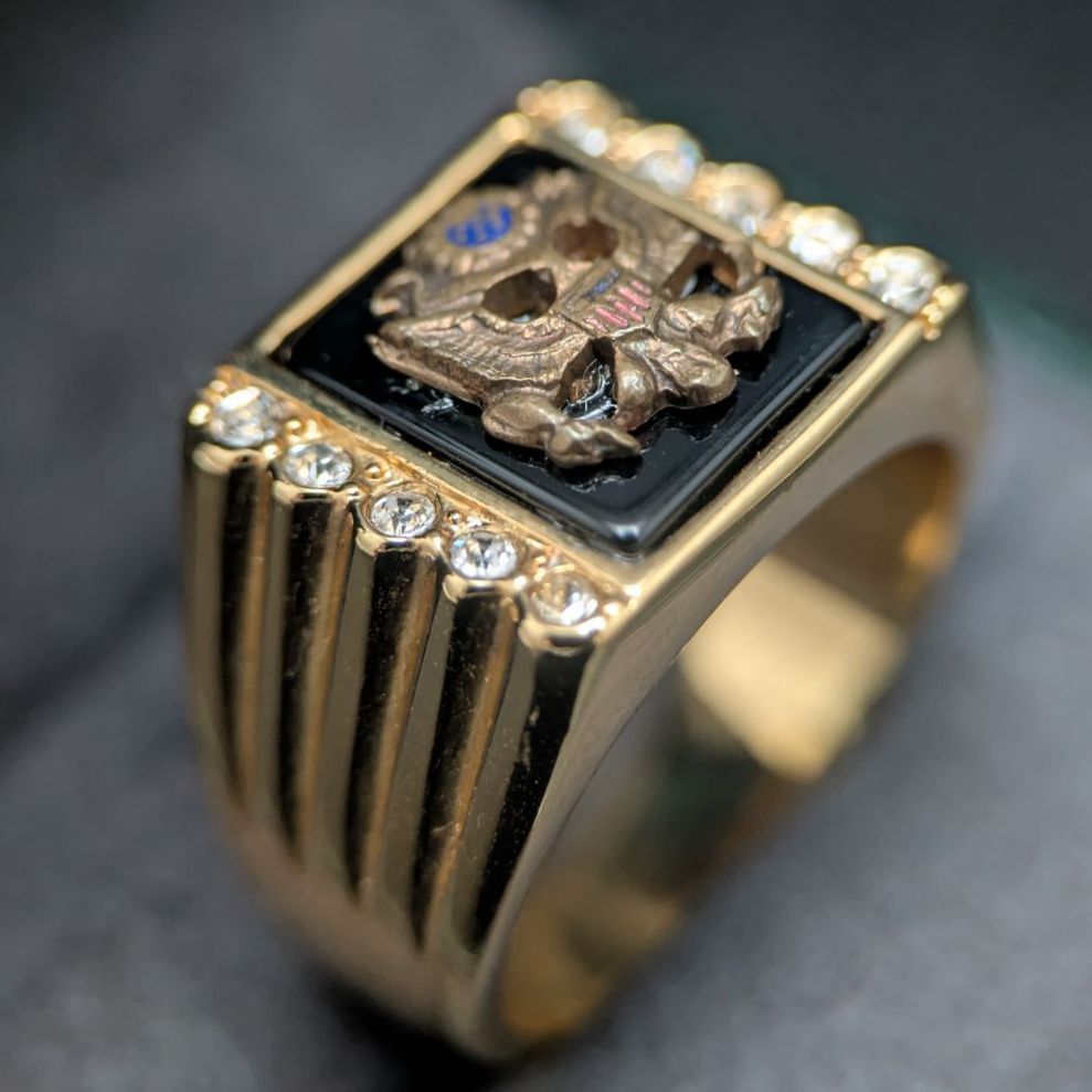 USA アメリカ 米軍リング THIS WE'LL DEFEND アメリカ陸軍 イーグル