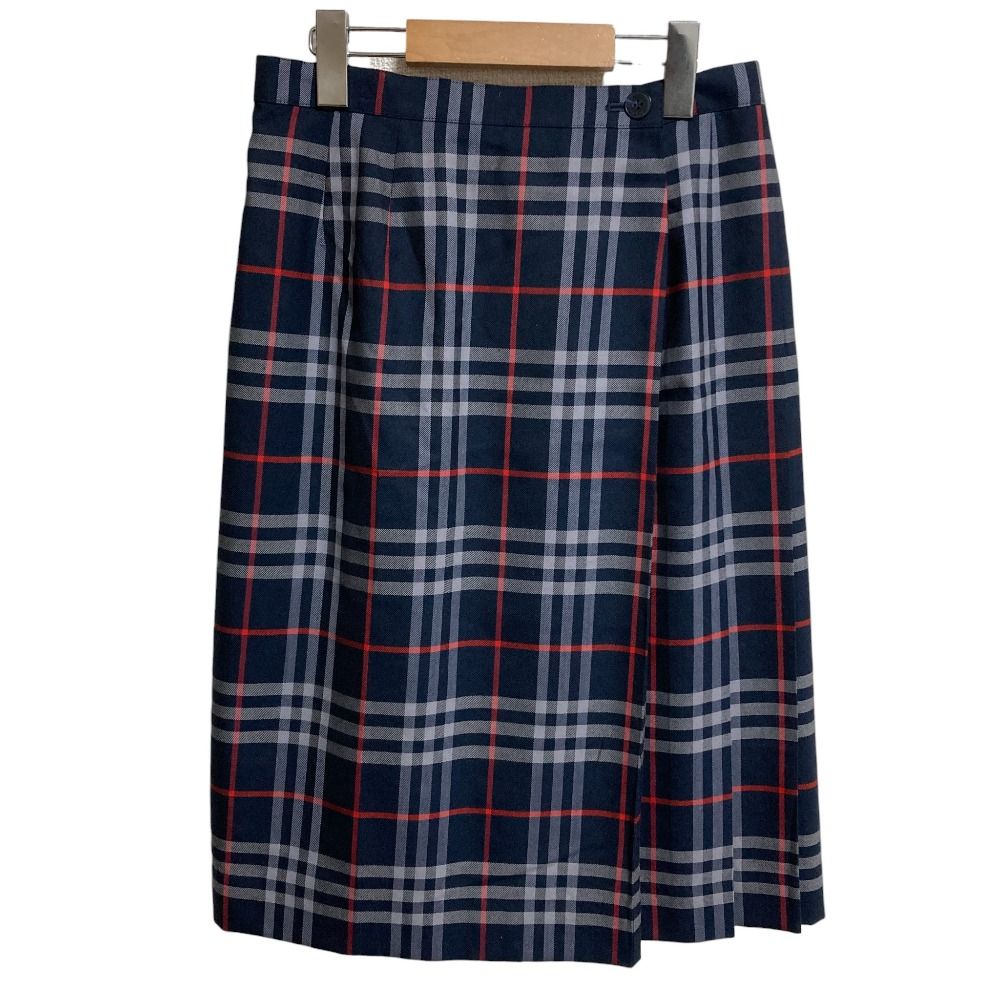 美品 BURBERRY'S バーバリーズ ノバチェック柄 ラップスカート サイズ