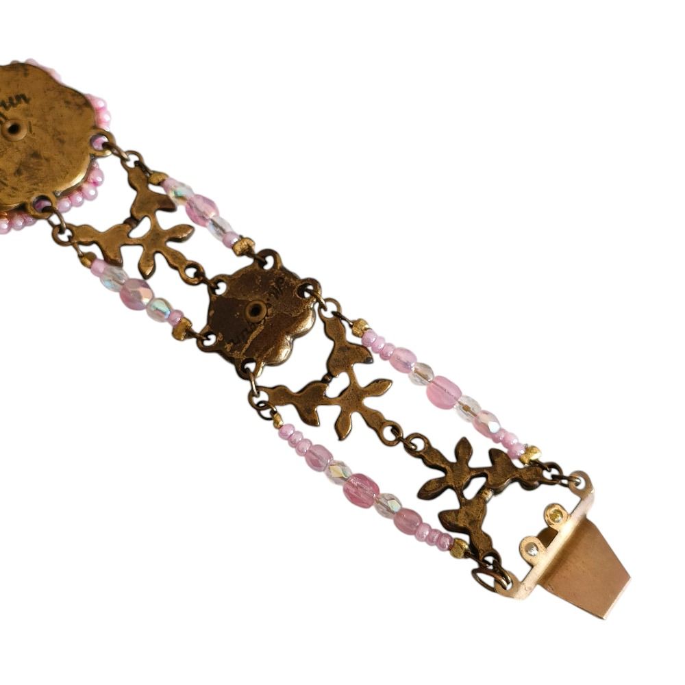 良品 Michal Negrin ミハエルネグリン フラワービーズ ラインストーン