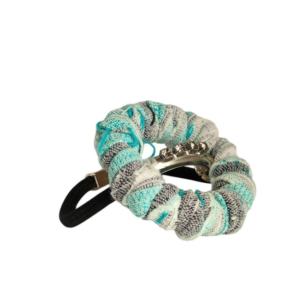 acca ストーン装飾 ヘアゴム 美品 ACCA アッカ ラインストーン サークルモチーフ ヘアゴム ヘア