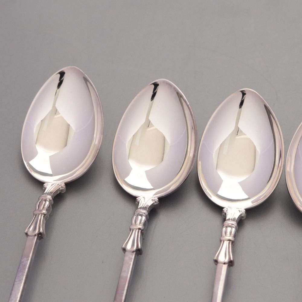 ティースプーン6本セット純銀 925 Christoph Widmann 純銀925】ティースプーン6本セット（Christoph Widmann） - メルカリ