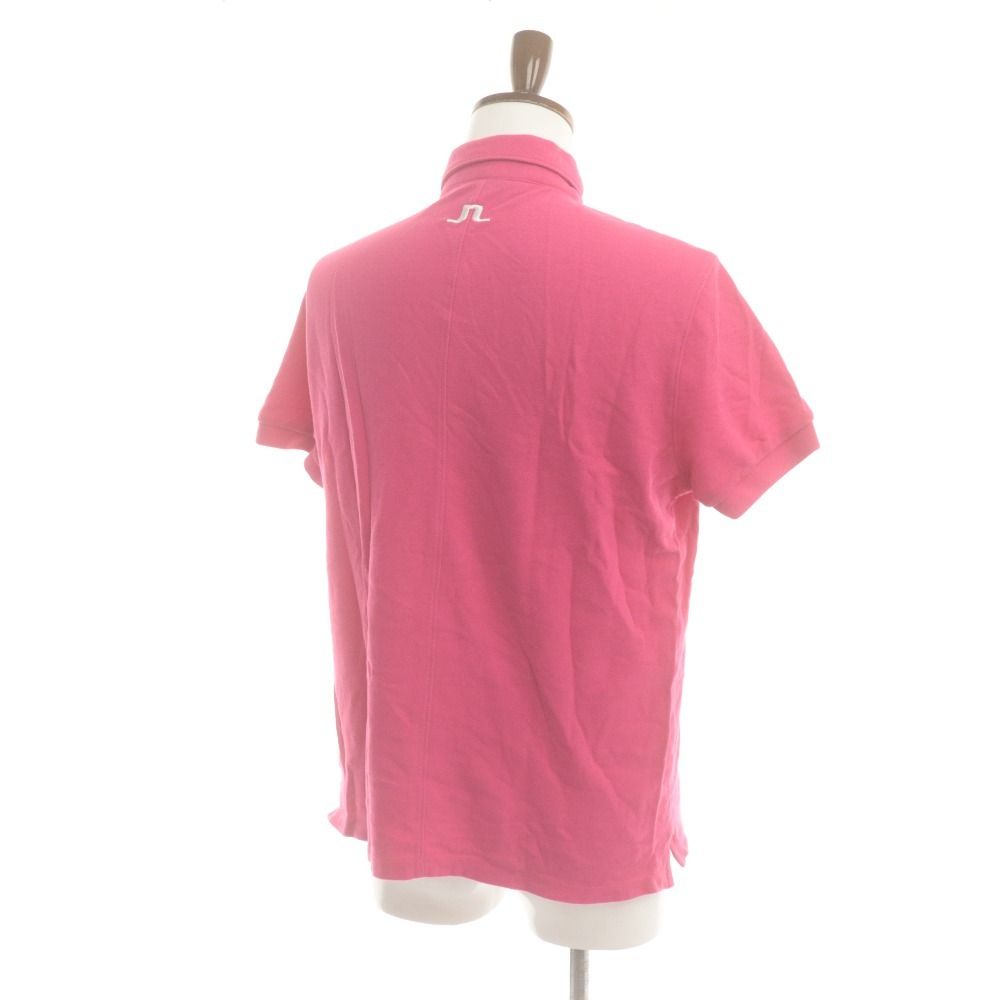 新品 J. Lindeberg レディース ポロシャツ SS レッド/ピンク □ J.LINDEBERG Jリンドバーグ ゴルフ ポロシャツ 半袖 トップス