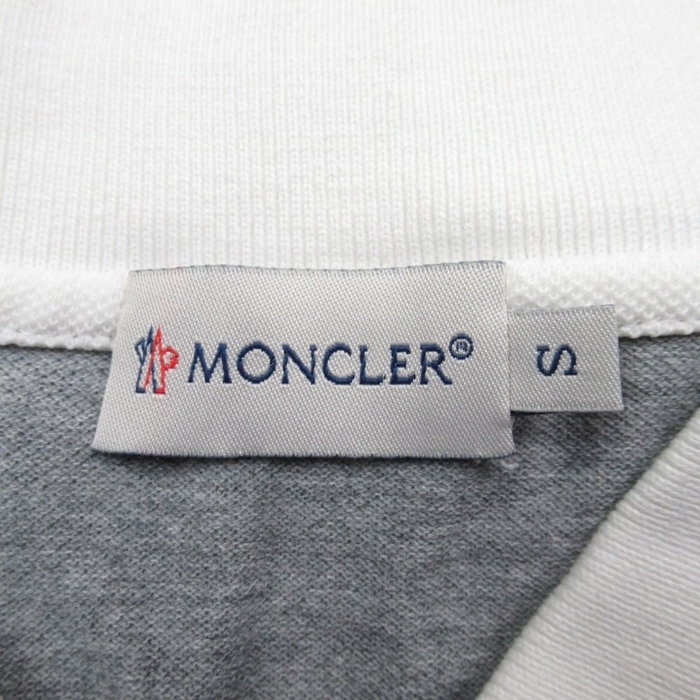 美品 13ss MONCLER モンクレール ポロシャツ 鹿の子 クレリック ロゴ