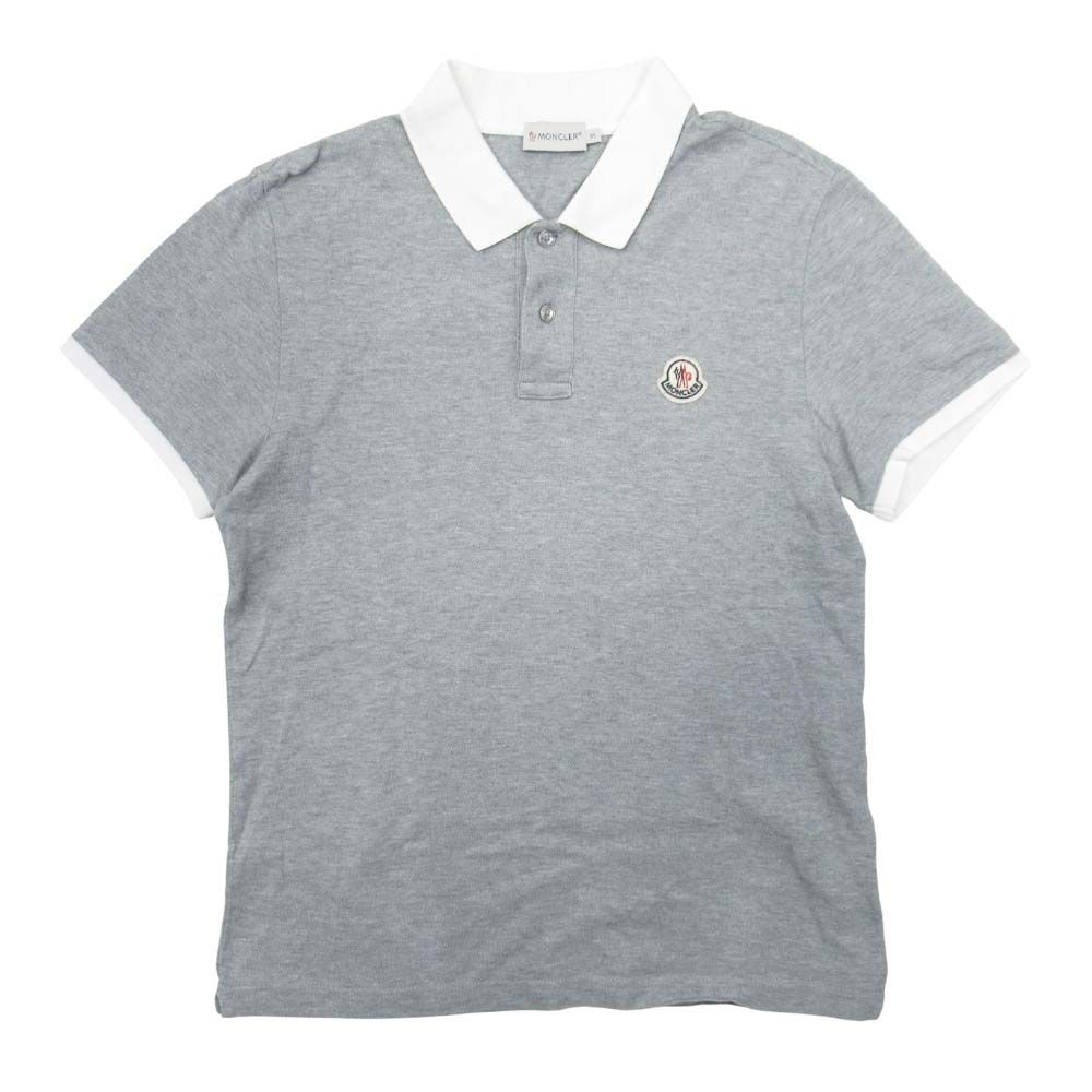 美品 13ss MONCLER モンクレール ポロシャツ 鹿の子 クレリック ロゴ