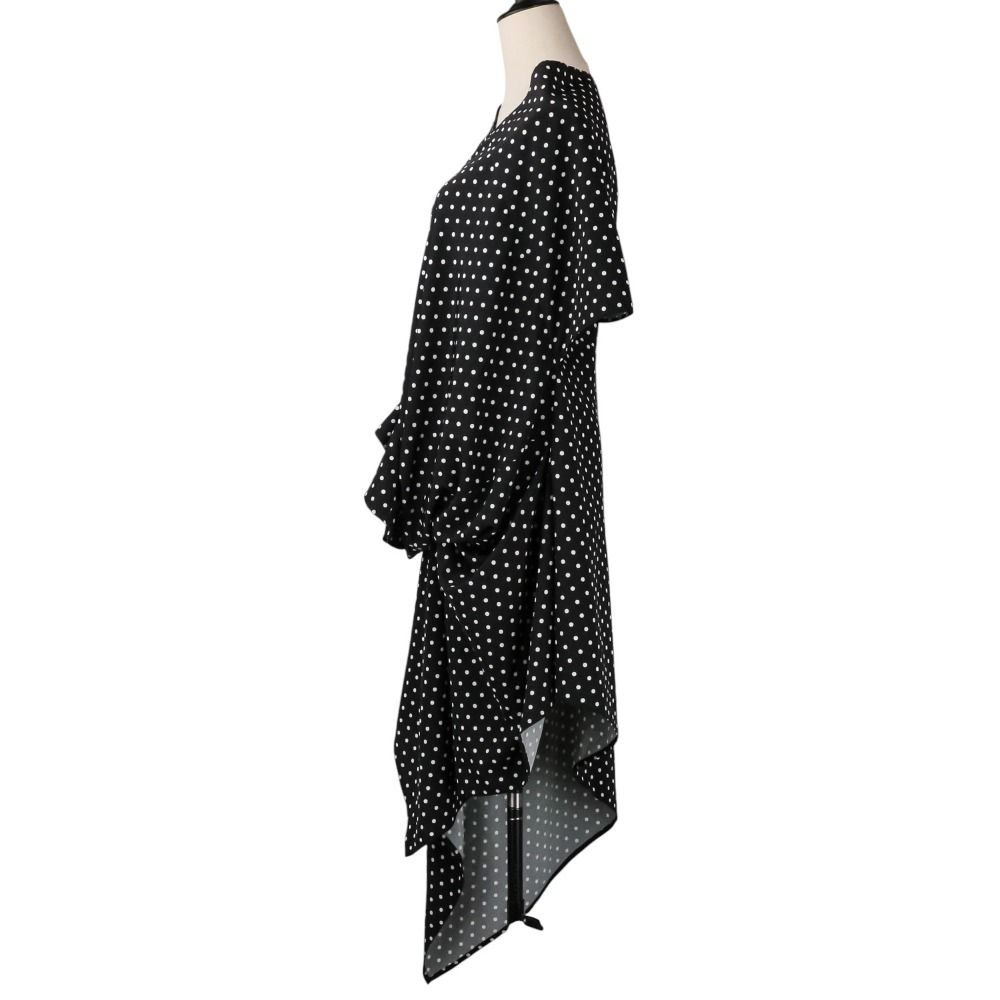 ジュンヤワタナベ　コムデギャルソン　フレアスカート 黒白水玉 ジュンヤワタナベ コムデギャルソン フレアスカート 黒白水玉 ジュンヤ