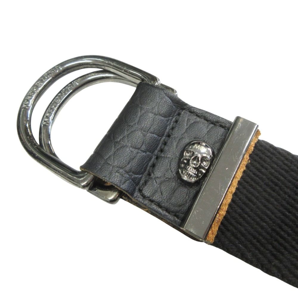 良品 MARK & LONA マークアンドロナ Dリング ベルト 型押し レザー