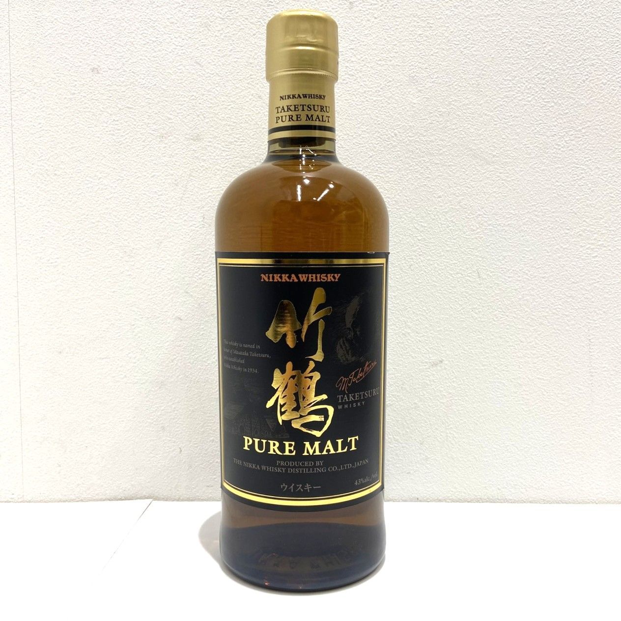 竹鶴 ピュアモルト 43% 700ml 黒ラベル 旧ラベル 古酒 - メルカリ