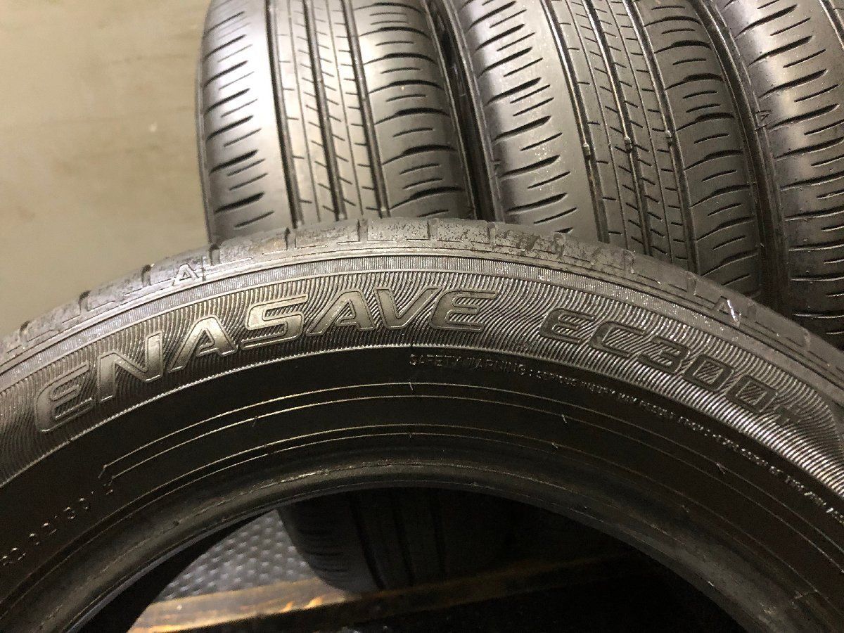 DUNLOP ENASAVE EC300+ 185/65R15 15インチ 夏タイヤ 4本 21年製 バリ