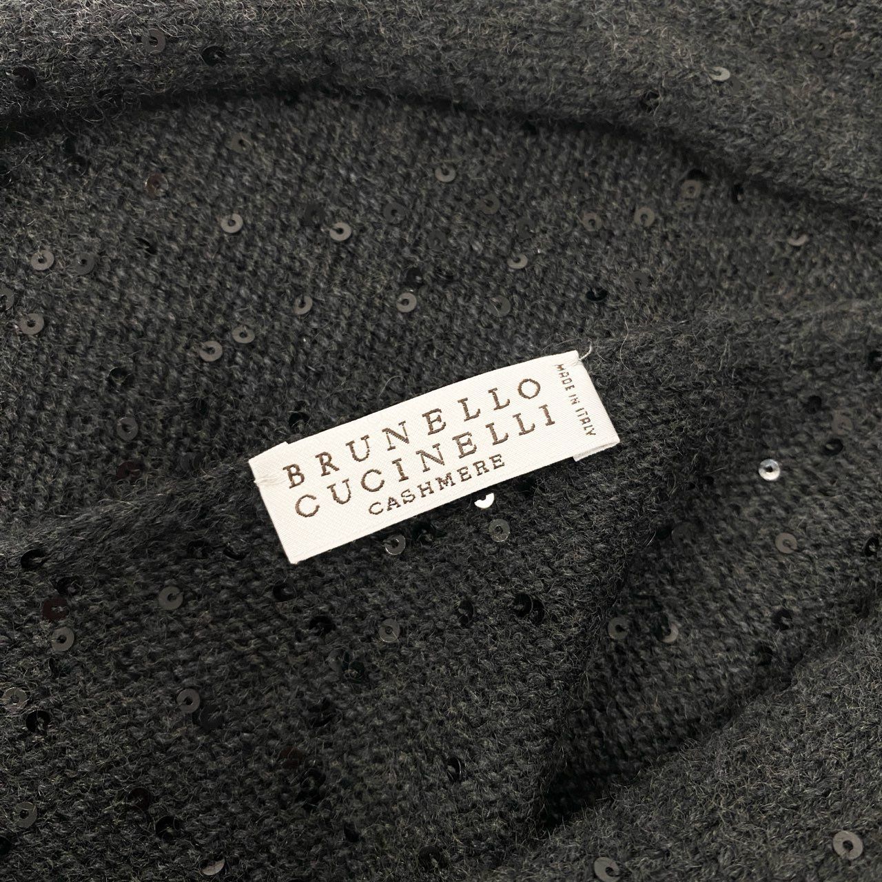 48a19 BRUNELLO CUCINELLI ブルネロクチネリ スパンコールデザイン 