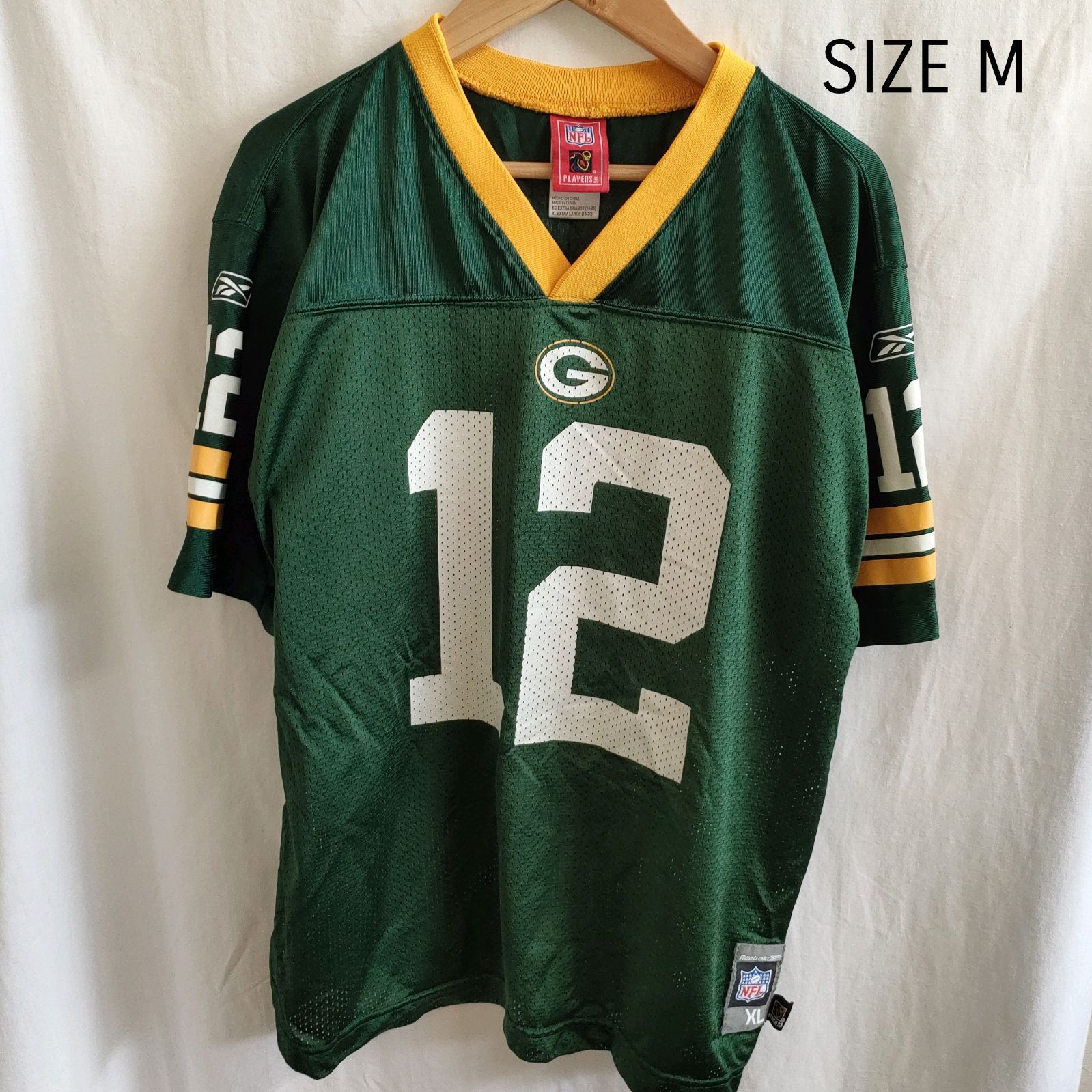 NFL アメフト ゲームシャツ グリーンベイ・パッカーズ ユニフォーム М