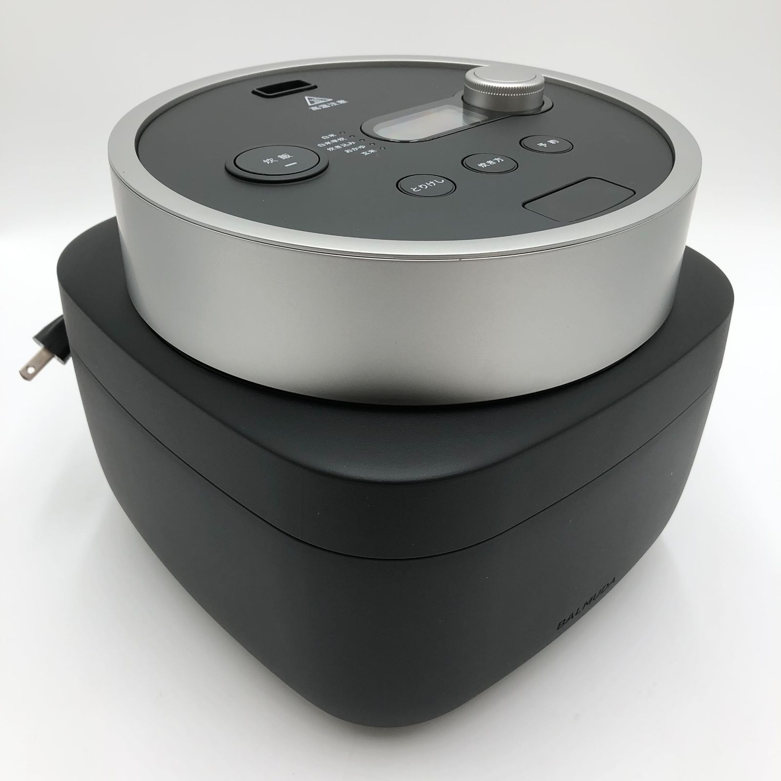 BALMUDA The Gohan ブラック K08A-BK バルミューダ BALMUDA 炊飯器 3合