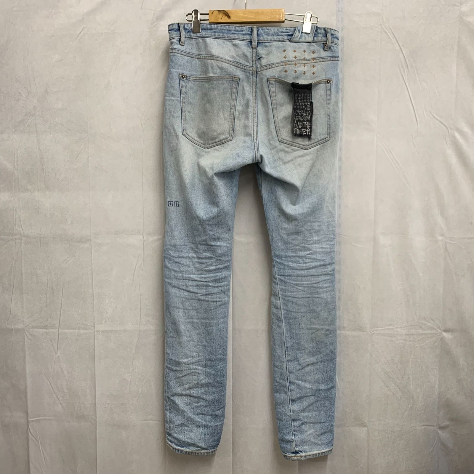 ksubi スビ ダメージ スキニーデニムパンツ 31 デニム メンズ 