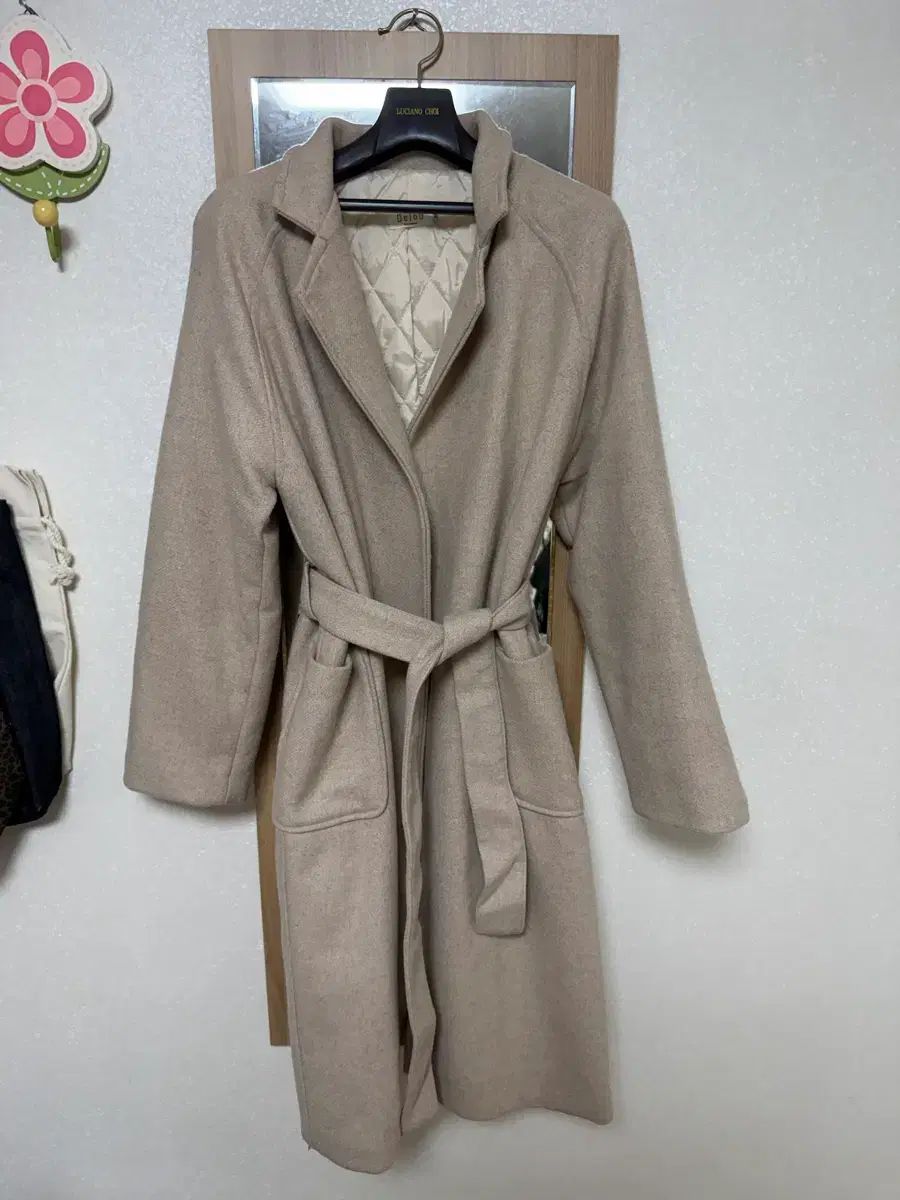 デジュ アイボリー キルティング Long ロングコート