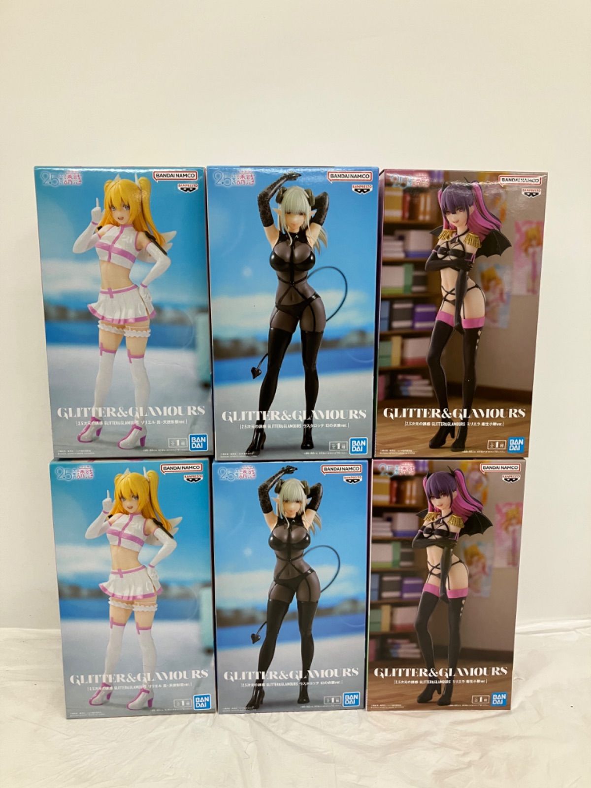 未開封 2.5次元の誘惑 GLITTER&GLAMOURS フィギュア 3種6個セット