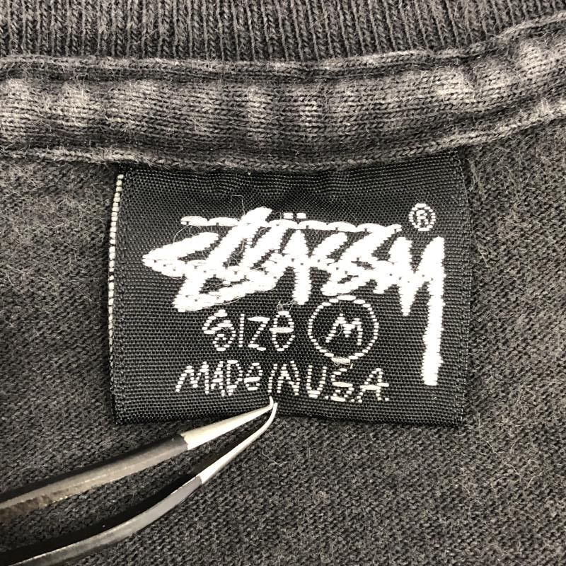 中古】STUSSY 80s USA製 黒タグ BUILT FOR THE LONG HAUL Tシャツ