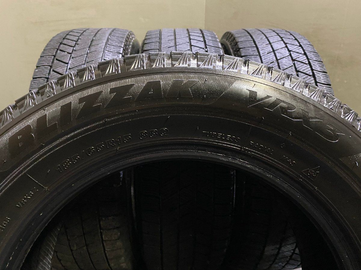 BS BRIDGESTONE BLIZZAK VRX3 185/65R15 15インチ スタッドレス 4本 22