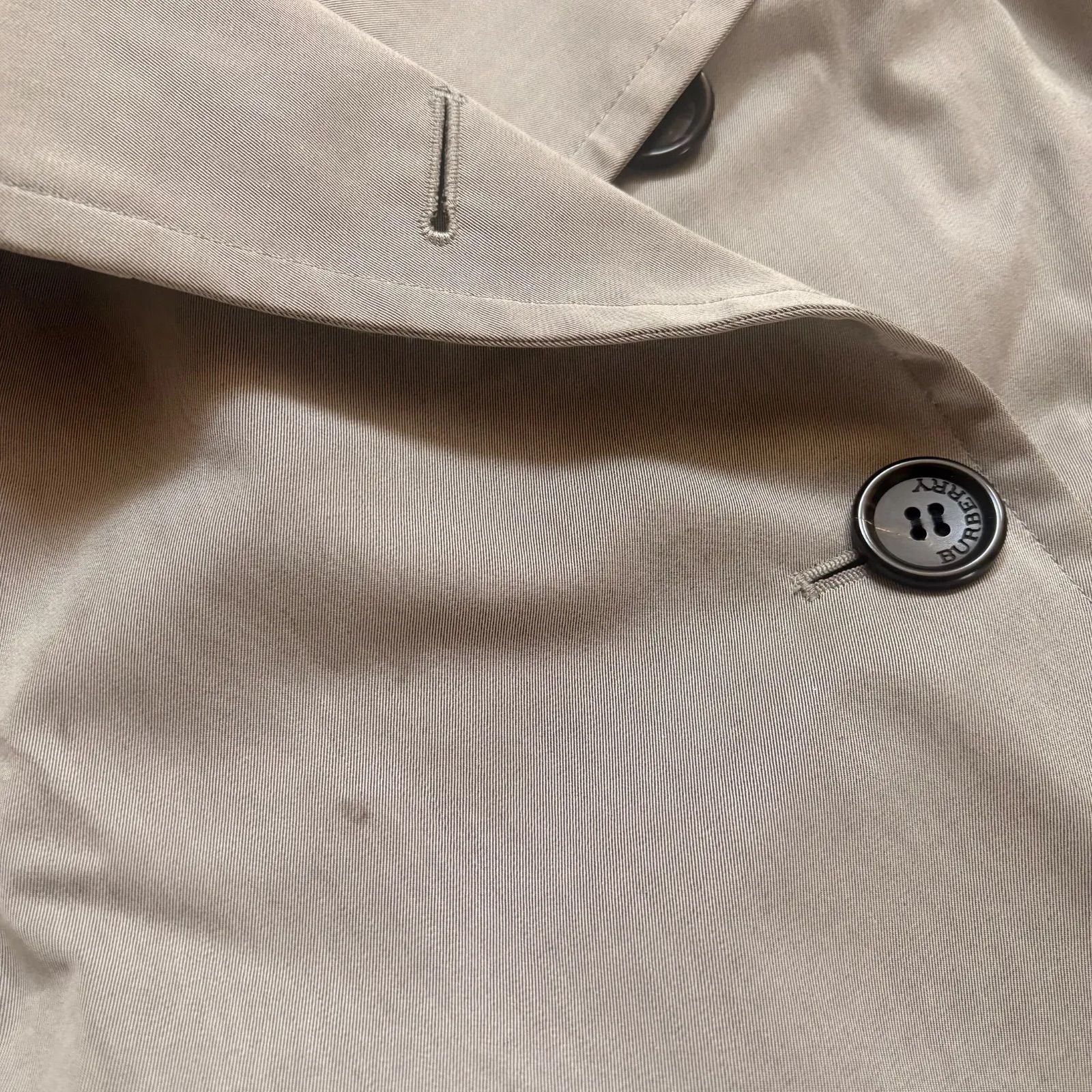 バーバリー ロンドン トレンチコート 38 Mサイズ グレー ノバチェック