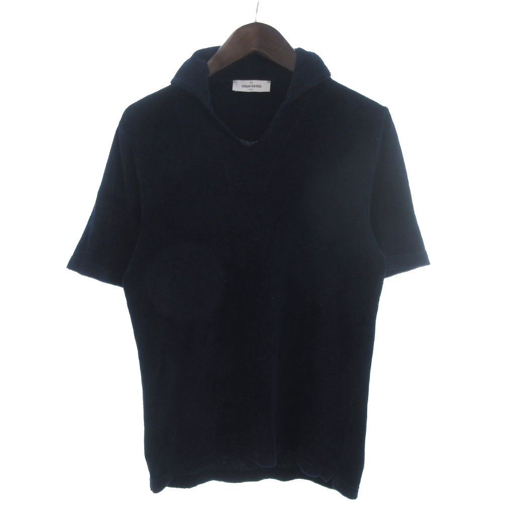 グランサッソ GRAN SASSO ポロシャツ カットソー スキッパー 半袖