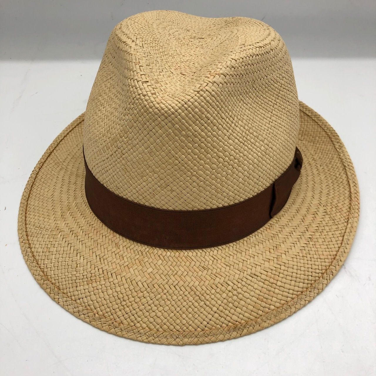 Borsalino ボルサリーノ パナマハット 麦わら帽子 60 イタリア製