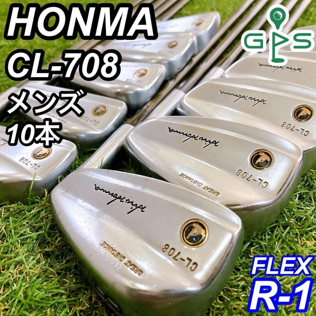 HONMA CL-708 ホンマ メンズアイアン 10本 黒モグラ 右 R - メルカリ