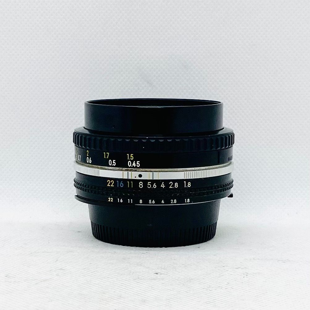 分解清掃済み♪ Nikon ニコン AI-S NIKKOR 50mm f1.8 パンケーキレンズ