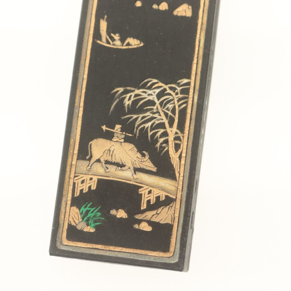 □ 大好山水 書道具 油煙唐墨 中国書画墨 上海墨厰出品 曹素功 固形墨