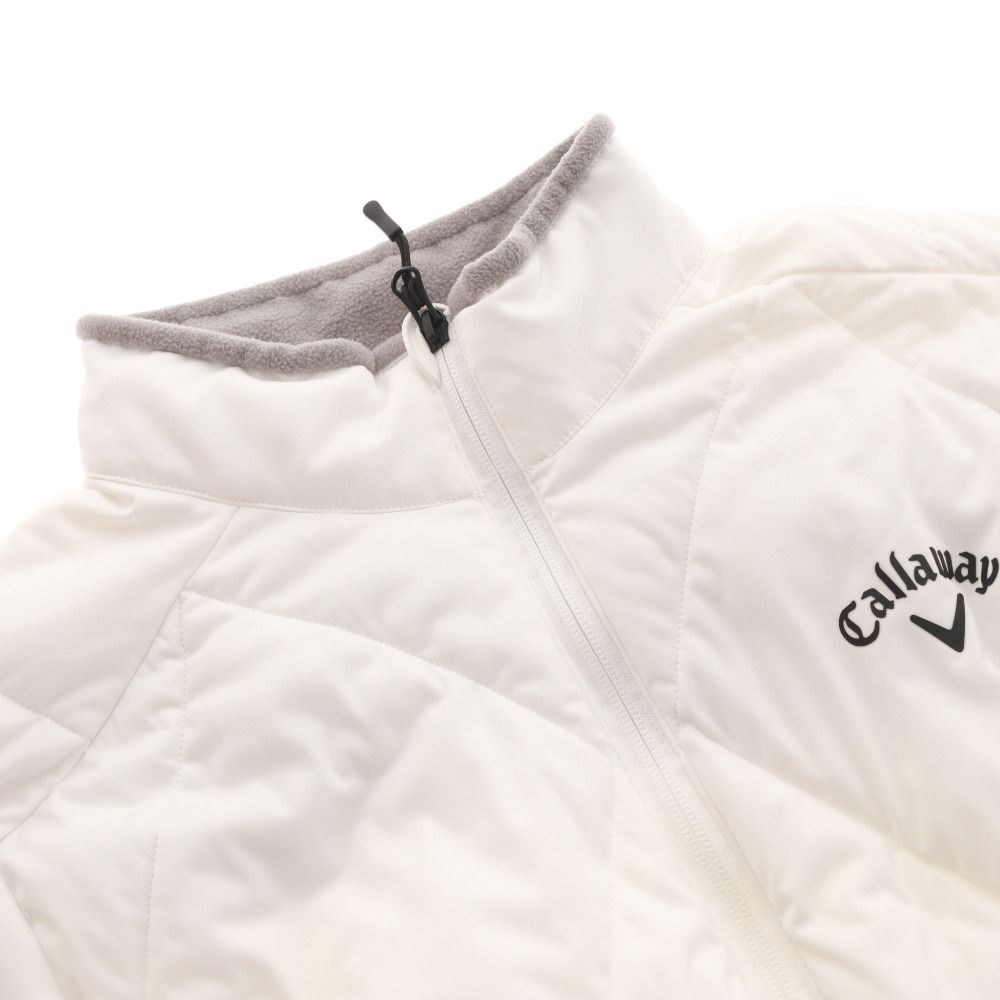 新品　キャロウェイ　スターストレッチ　フルジップ中綿ブルゾン ：Sサイズ：白 楽天市場】キャロウェイ ゴルフ スターストレッチ フルジップ 中綿