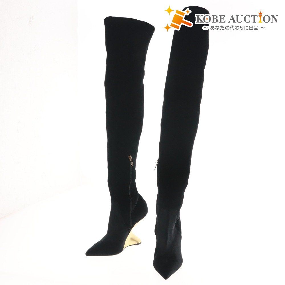 フェラガモ　ニーハイブーツ　23cm 6D □ Salvatore Ferragamo サルヴァトーレフェラガモ ブーツ シューズ