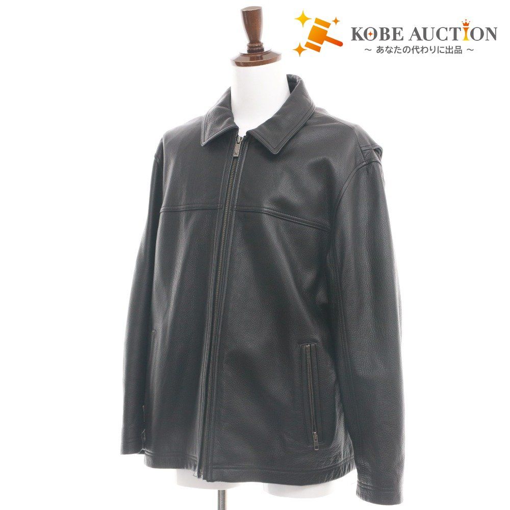 □ エディーバウアー Eddie Bauer レザーカーコート ジャケット