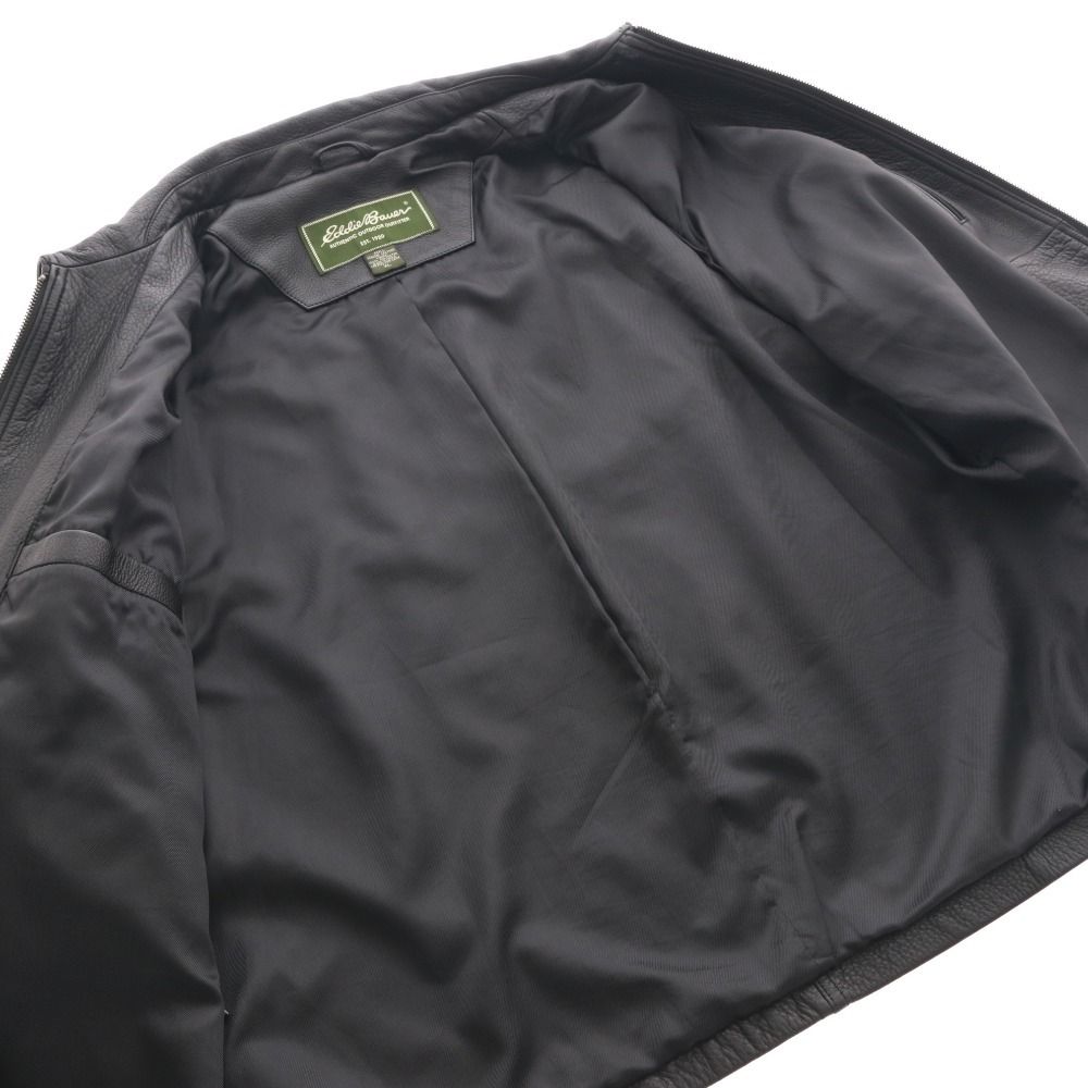 □ エディーバウアー Eddie Bauer レザーカーコート ジャケット