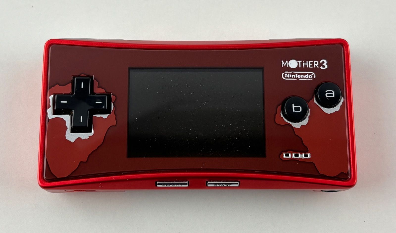 ゲームボーイミクロ　マザー3 美品 ゲームボーイ ミクロ MOTHER3 GAME BOY MICRO レッド デラックス