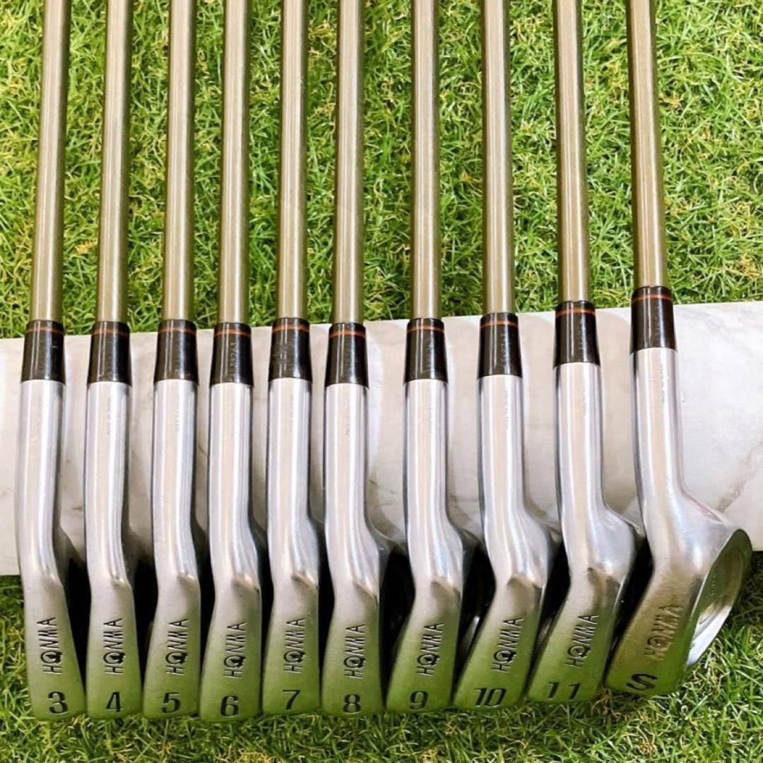 HONMA LB-606 4S ホンマ メンズアイアン 10本 金七宝 星4 - メルカリ