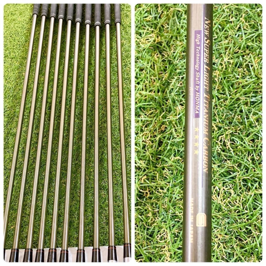 HONMA LB-606 4S ホンマ メンズアイアン 10本 金七宝 星4 - メルカリ