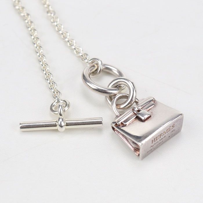 HERMES エルメス アミュレット ケリー ネックレス/シルバー925【中古