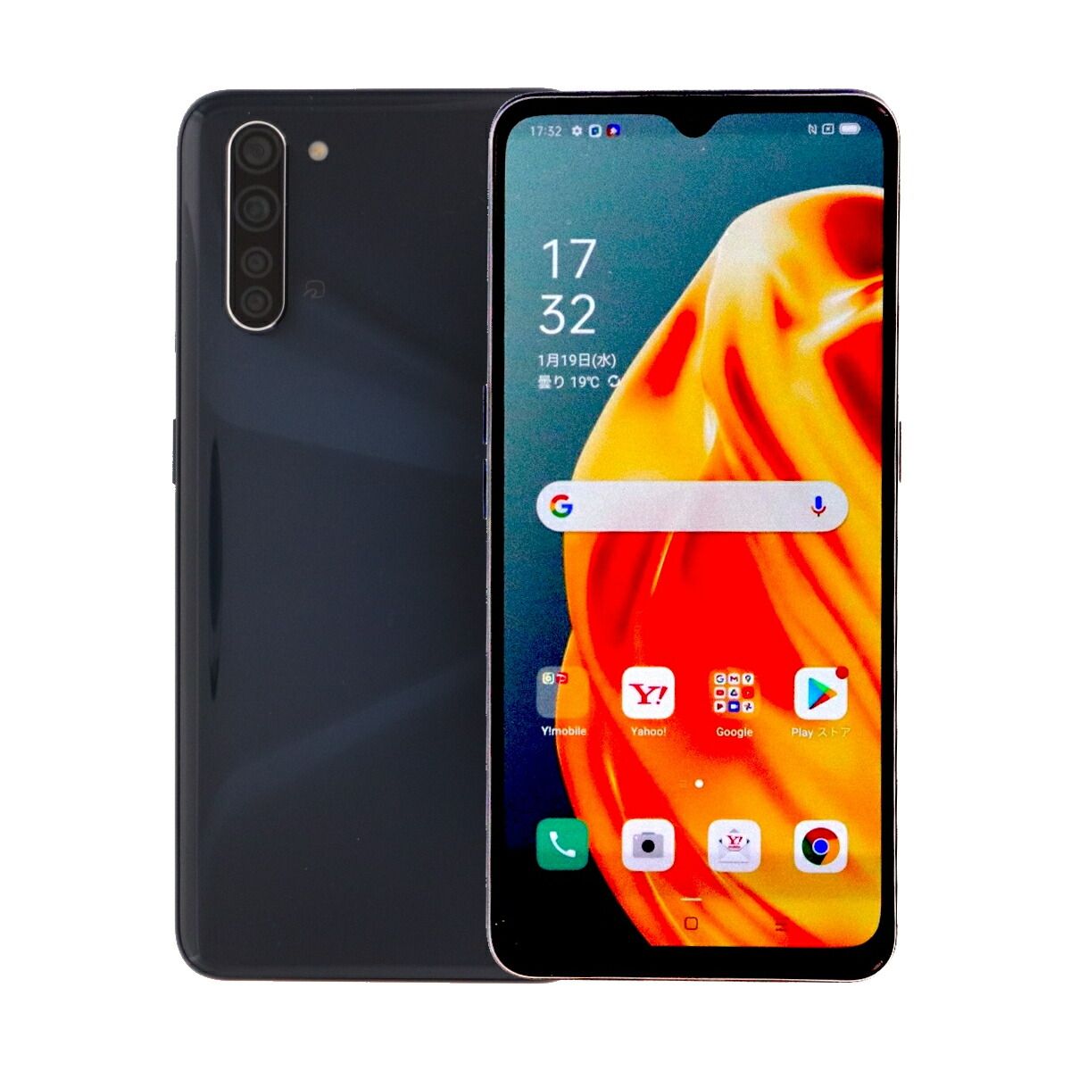 Reno 3 A 128GB ブラック Oppo CPH2013 SIMフリー Ymobile版 Bランク