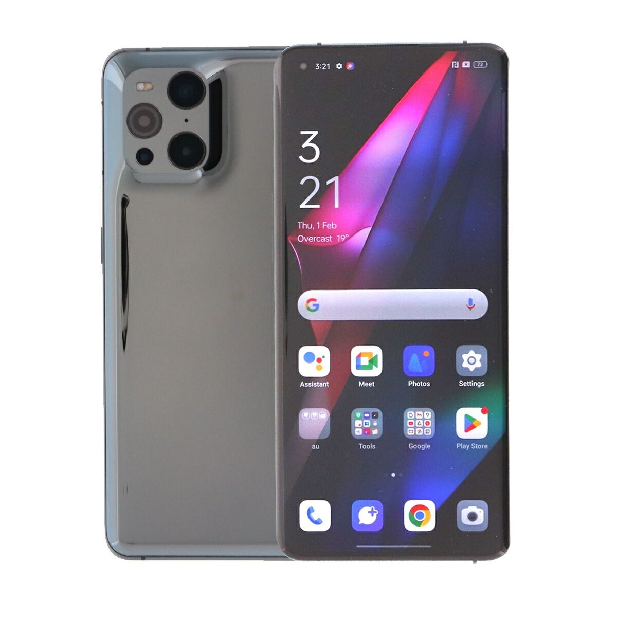 Find X3 Pro 256GB ブラック Oppo OPG03 au SIMロック解除済み Bランク