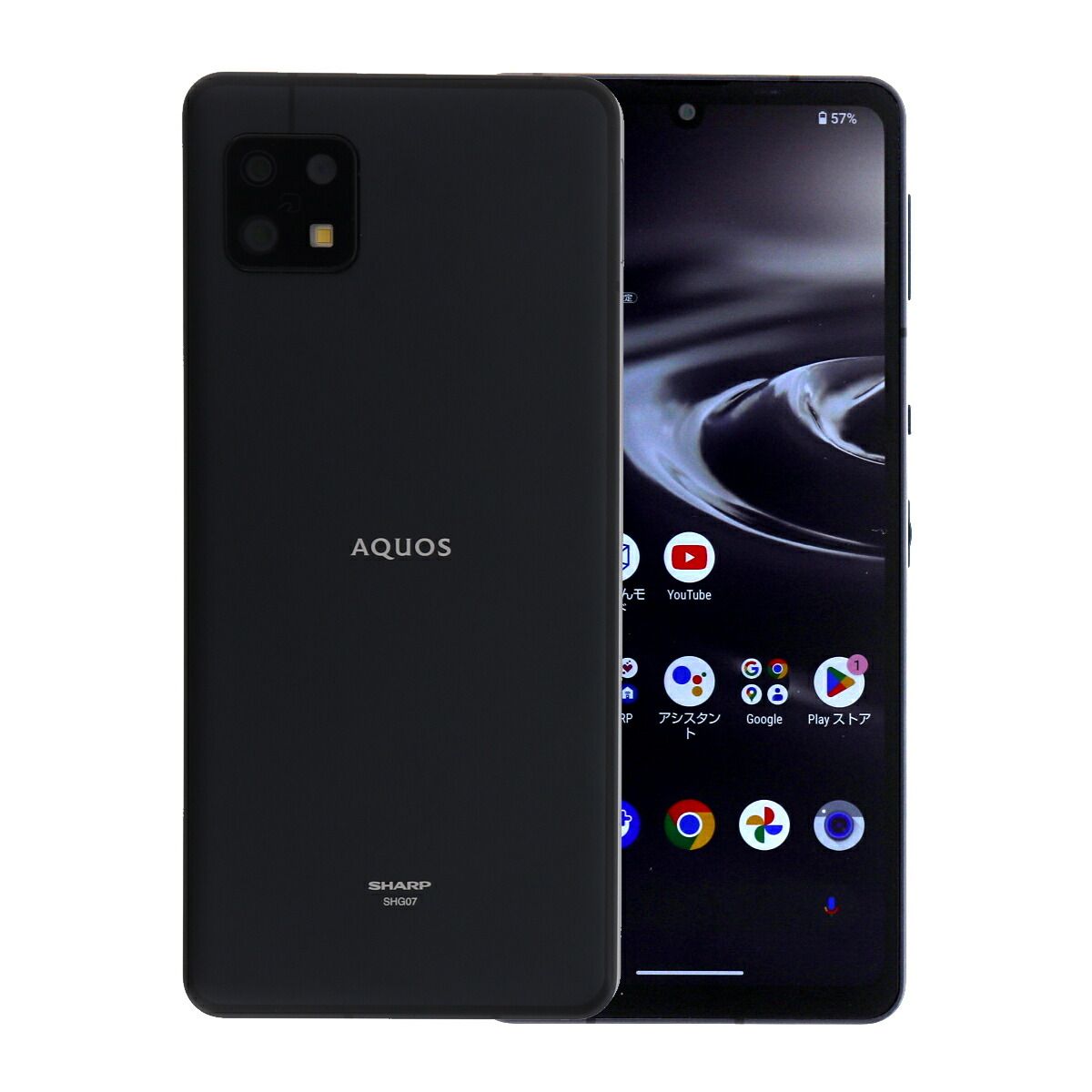 Aquos Sense6s 64GB ブラック Sharp SHG07 au SIMロック解除済み B