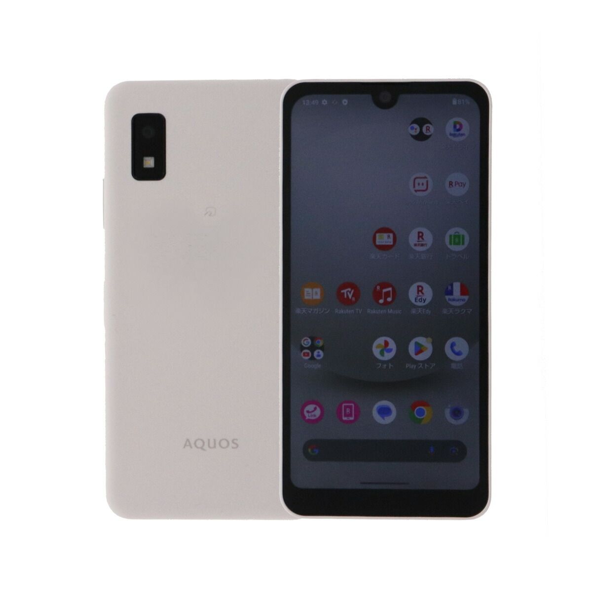 Aquos wish3 64GB ホワイト Sharp SH-M25 SIMフリー 楽天版 Cランク