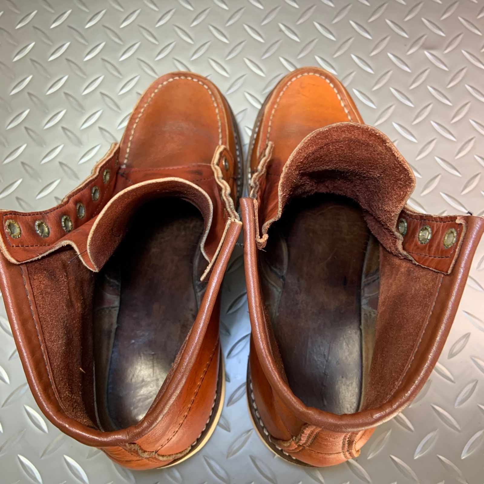 ☆REDWING 875 激レア アイリッシュセッター ダブル半円犬タグ 1994年